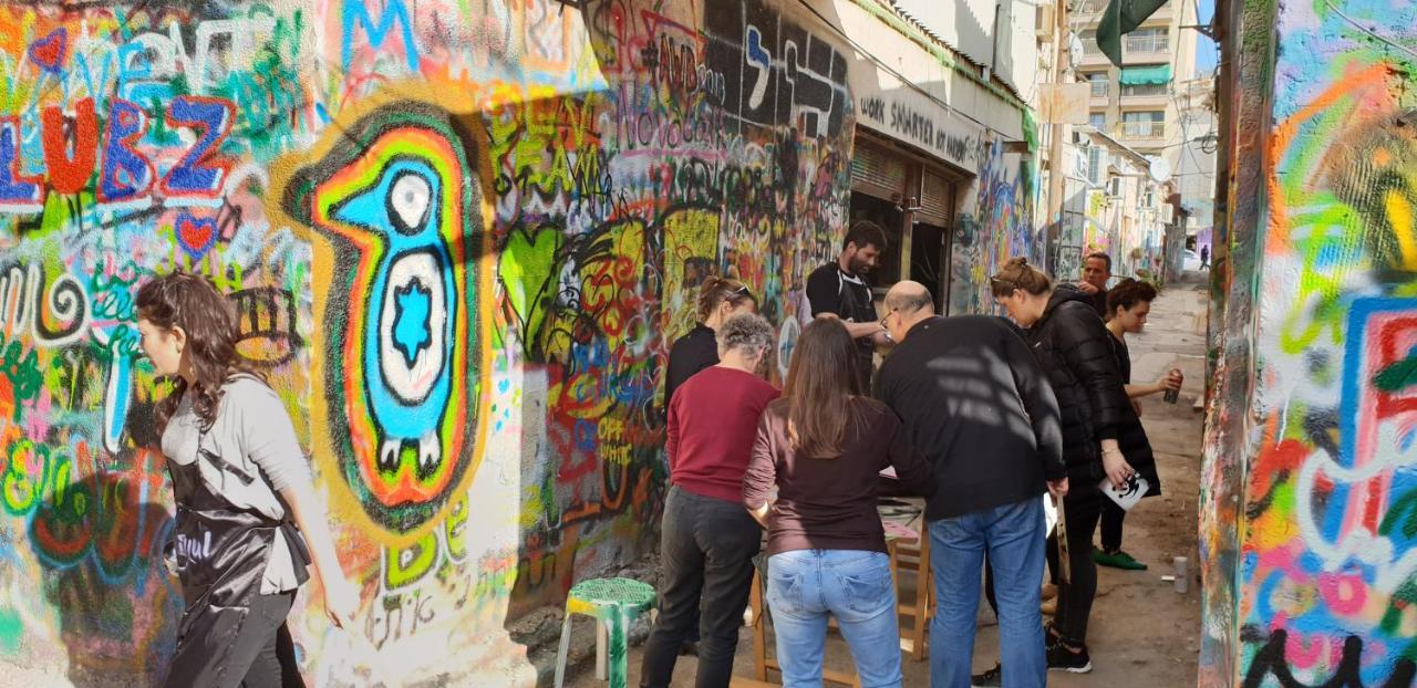 Florentine Backpackers Hostel - Ages 18-55 Tel Aviv Exterior foto